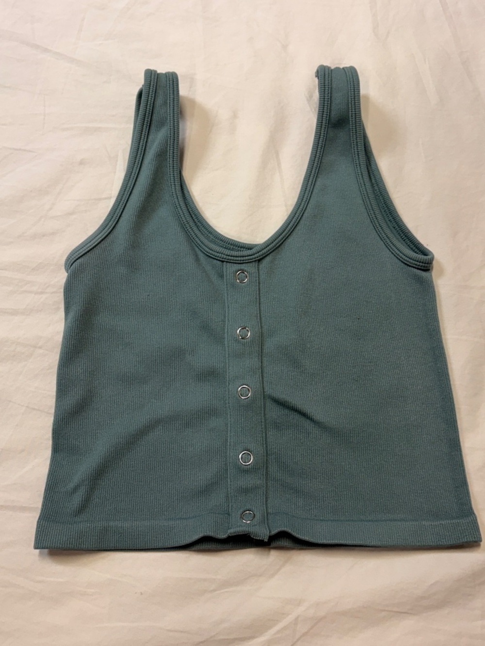 Bella seamless teal tank - Picture 3 of 4